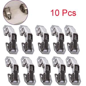 1/2/4/10pcs Cabinet Hinge 90 Degree 3/4in No-Drilling Hole Cupboard Door Hinges Soft Close With Screws Furniture Hardware