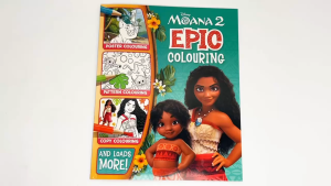 Disney Moana 2 Epic Colouring Book For Kids To Color With Copy & Fun Poster Colouring