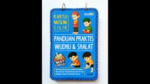 Flashcard Anak Islam Kartu Muslim Cilik Panduan Praktis Wudhu & Shalat