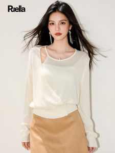 Puella | Fashionable Design French Sweet Round Neck Knit Top