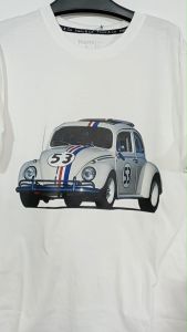 Kaos Pria 3 Dimensi Motif Animasi Herbie Vw Tshirt Oblong Katun 24s H073 By Hans &