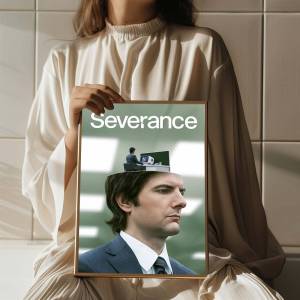 BILIBILI | Classic TV Severance Classic Vintage Posters Vintage Room Home Bar Cafe Decor Nordic Home Decor