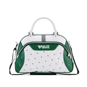 PGM Golf Women Bags Large Capacity Leather Golf Clothing Bags Waterproof Golf Shoes Bag Double Layer Sports Handbags