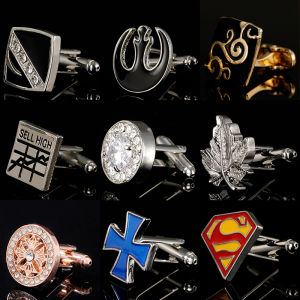 Fashionable Mens French Shirt Cufflinks Creative Alloy High-end Suit Button Sleeve Studs Accessory Stylish Accessory