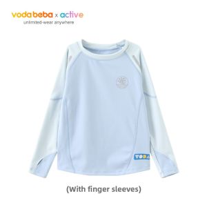 VODABEBA | Colorful Shoulder Sleeve Breathable T-Shirt for Boys