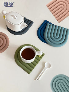 ผ้ารองจิ้มสีรุ้งแบบหนาพิเศษสำหรับทนความร้อน กันน้ำ ทนไฟ สไตล์สวีเดน แผ่นรองเครื่องดื่ม แผ่นรองอาหาร แผ่นรองเตา