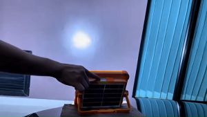 TGM😍โปร!![1แถม1]โซล่าเซลล์ โคมไฟ ใช้งานได้ 4 แบบ ชาร์จ USB ชาร์จแบตมือถือ ตัวเครื่องกันน้ำ ไฟสปอร์ตไลท์พกพา ไฟฉายฉุกเฉิน