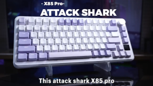 Attack Shark X85 Pro Wireless Gasket Mechanical Keyboard 75% Tri-Mode Customize RGB Bluetooth 2.4G