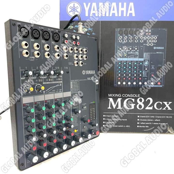 Mixer Audio Yamaha MG 82 CX 8channel Grade A Mixer Yamaha MG82CX Mg82
