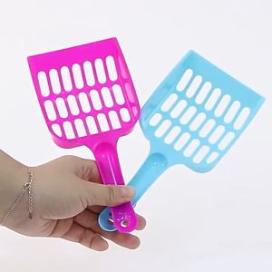 Cat Litter Scoop Plastic Cat Litter Shovel Cat Litter Sand Waste Scooper Shovel  Cat Poop Scoop Shovel Hollow Cleaning Scoop With Handle Pet Cleaning Tool Pet Care Sand Waste Scooper Shovel
