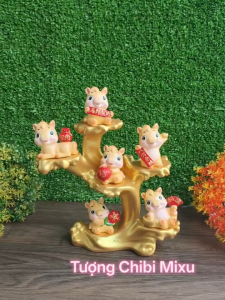 Bộ 06 chú Ngựa 6cm cho năm mới may mắn và tài lộc