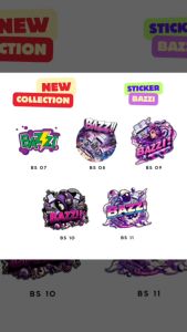 [ลายใหม่]-Sticker Miw Bazzi สติ๊กเกอร์ มิว บัซซี่ สุดเท่ มีหลากหลายแบบให้เลือก ทนแดดทนฝน ไม่ลอก เกรดดี