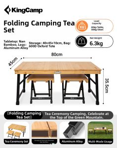Kingcamp | Outdoor Foldable Bamboo Chair