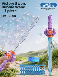 WEIBAI | Large Sword Shaped Handheld Bubble Machine