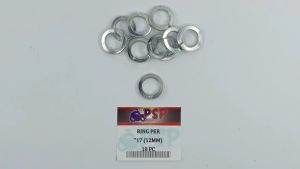 Ring Per "17 (12mm) Per Pak Isi 10 PC - Reng Pir Peer Plat Plate Kunci 17 Diameter Dalam 12mm