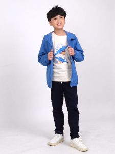 Áo khoác gió thu đông cho bé trai bé gái Bigfox Miss Meow size đại áo 2 lớp có mũ từ 3-11 tuổi 30kg 43kg