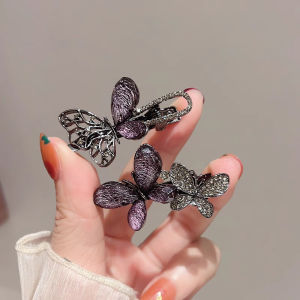 Korean Style Sweet Butterfly Fairy Hair Clips Duckbill Hair Clips Forehead Bangs Hair Accessories for Girls Fresh out New Fashion