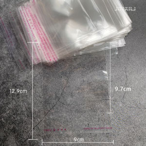 Wear Nail Material Packing Bag Cardboard Dustproof Classy Frosted Thickened Transparent Toolkit Storage Self-Adhesive Bag