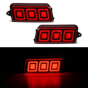 Car LED Bumper Reflector Light For Jeep Grand Cherokee 2005 2006 2007 2008 2009 2010 Rear Brake Lamp Dynamic Turn Signal Light