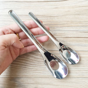 304 Stainless Steel Spoon Ingot Spoon Soup Spoon For Home Spoon Baby Feeding and Eating Cute Children Spoon High-End Spoon