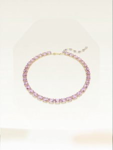 Swarovski | Celebrities Choice Purple Octagonal Necklace
