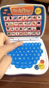 Mainan Laptop Anak / Mainan Edukasi Anak Learning Laptop Bahasa Anak Latihan Belajar Hitung