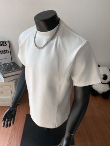 WUKONGYOUHUO | Men Summer Heavyweight White T-Shirt