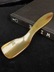 White Ox Horn Tea Spoon Tea Scoop Tea Set Tea Leaf Spoon Tool Special Use for Taking Tea Leaves Engraved Customizable