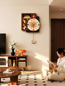 CTYLIGHTZ | Silent Creative Cartoon Clock Wall Clock