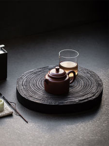 Minimalist Style Dry Tea Tray Wooden Tea Plate