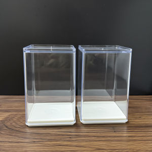 Display Boxes Acrylic Figure Display Case Blind Box For Action Figures Pop Mart Fully Assembled Dustproof Storage Organizer Box