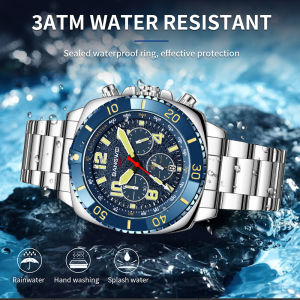 LIGE Brand BANGWEI Quartz Man Watch Digital Dial Fashion Business Luxury Auto Date Waterproof Luminous Stainless Casual Watches