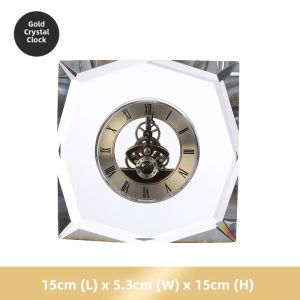 Luxury Crystal Table Clock