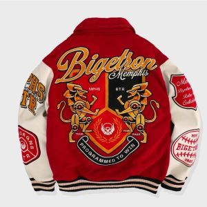 Varsity Jaket Gaming Bigetron Retro Futuristic Big size S/5xl jumbo