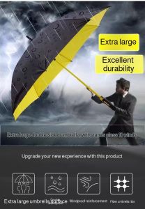 Storm reinforced rain and sun umbrella /  Windproof and rainproof golf umbrella can be used in sunny and rainy days