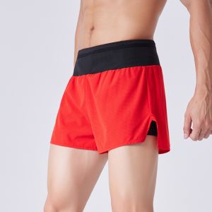 Mens Running Shorts Quick Dry Sporty Thin Summer Three-quarter Length Basketball Fitness Outdoor Marathon Training Pants