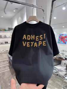 Áo Thun Cotton Tay Ngắn in Chữ Phong Cách Mỹ Thường Ngày Thoáng Khí Thoải Mái Cho Nam Mùa Hè 2025