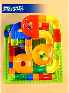 336 PCS Marble Run Building Blocks STEM Toy Bricks Set ABS Material Sturdy and Durable Gifts for Kid