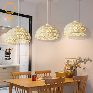 Woven Rattan Iron Light: A Stylish Pendant Light for Your Home