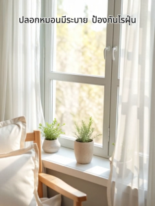 BreezePlus | ปลอกหมอนมีระบาย กันไรฝุ่น สำหรับเด็กและผู้ป่วยภูมิแพ้ รับรองโดยศิริราช