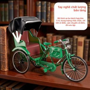 Mô Hình Xe Kéo Cổ Điển Tỷ Lệ 1:10 Bằng Hợp Kim Kích Thước 7 Inch Đồ Trang Trí Bàn Nhỏ Gọn Đồ Sưu Tầm Dành Cho Người Lớn