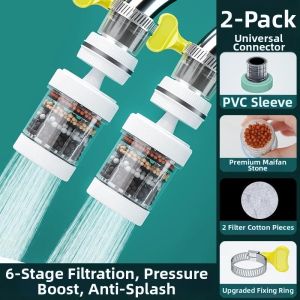 Water Faucet Filter Kitchen Universal Splash Guard Water Purifier