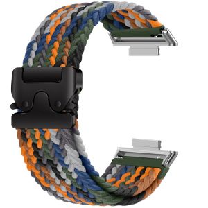 Braided Solo Loop Strap For Huawei Watch Fit5 5Pro Band Smart Watch Nylon Elastic Belts for Huawei Watch Fit 4Pro 4 3 2 1 Correa