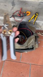 Kìm tuốt dây điện đa năng 9 trong 1 Kìm điện đa năng Thép gió HSS tước dây 4mm Lò xo ẩn (Loại 1 có đóng vỉ)
