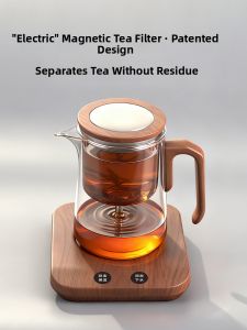 CHAHUANGZI | Magnetic Heating Teapot Glass Interior Tea Water Separator