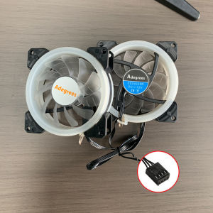 90MM 9025 Fan DC12V RGB Quiet Cooling Fan 90x90x25mm 3PIN/4PIN PC Computer Case Cooler Replacement Fan