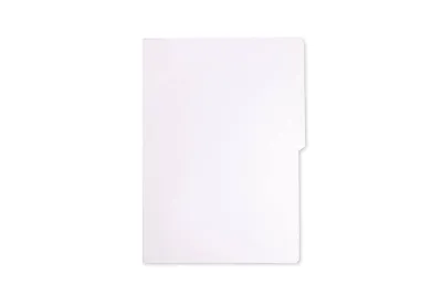 WHITE FILE FOLDER A4 SHORT LONG 14 POINTS