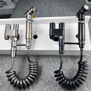 Handheld Toilet Bidet Faucet Sprayer copper Bathroom Bidet Spraye Set Hand Sprayer Shower Head Self Cleaning No Punch