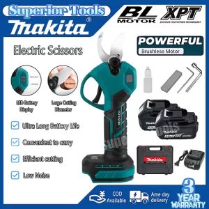 Makita Cordless Electric Scissors Branch Pruner Shears Ratchet Cutter Garden Tools With 2 Battery
