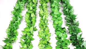 2.4m Artificial Plant Climbing Plant Green Hanging Vine Home Decoration Rattan Wedding Party DIY Wreath Leaves